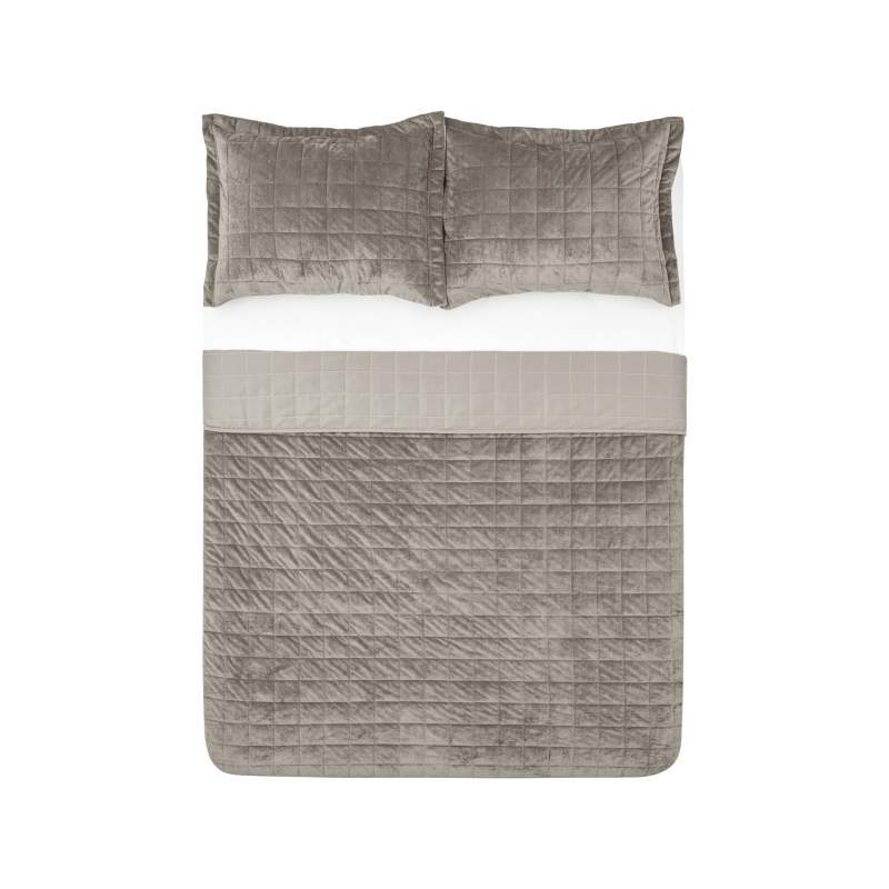 Karaca Home Noela Double Quilted Bedspread Gray