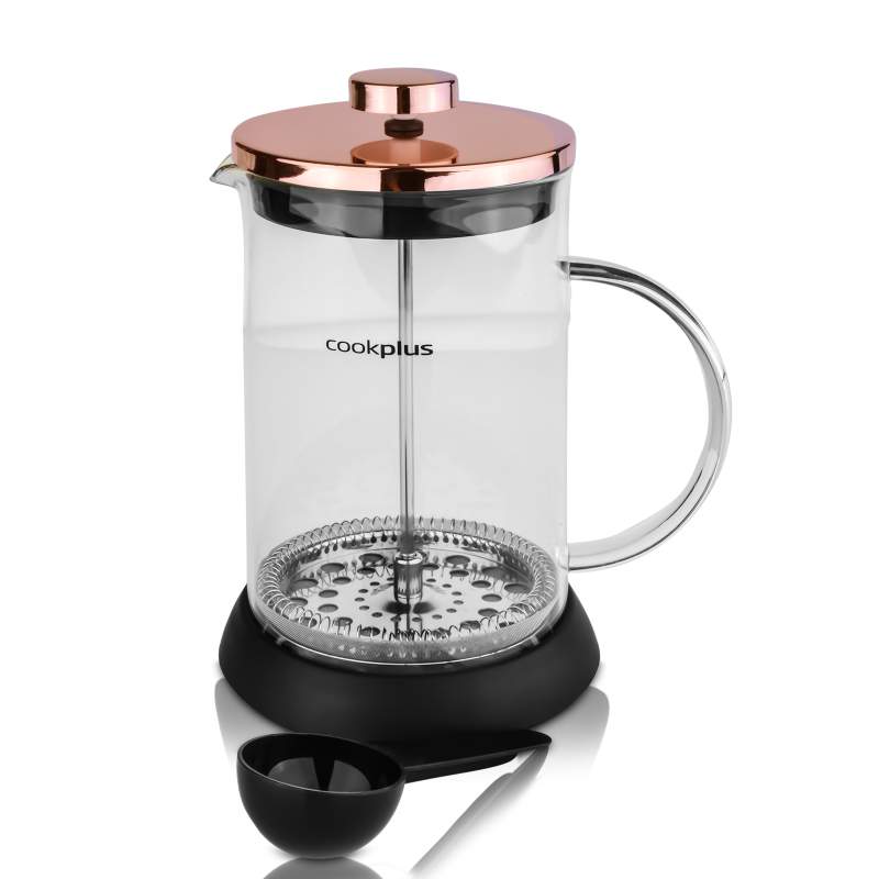 Cookplus Coffee Bean Bronze French Press 800 Ml