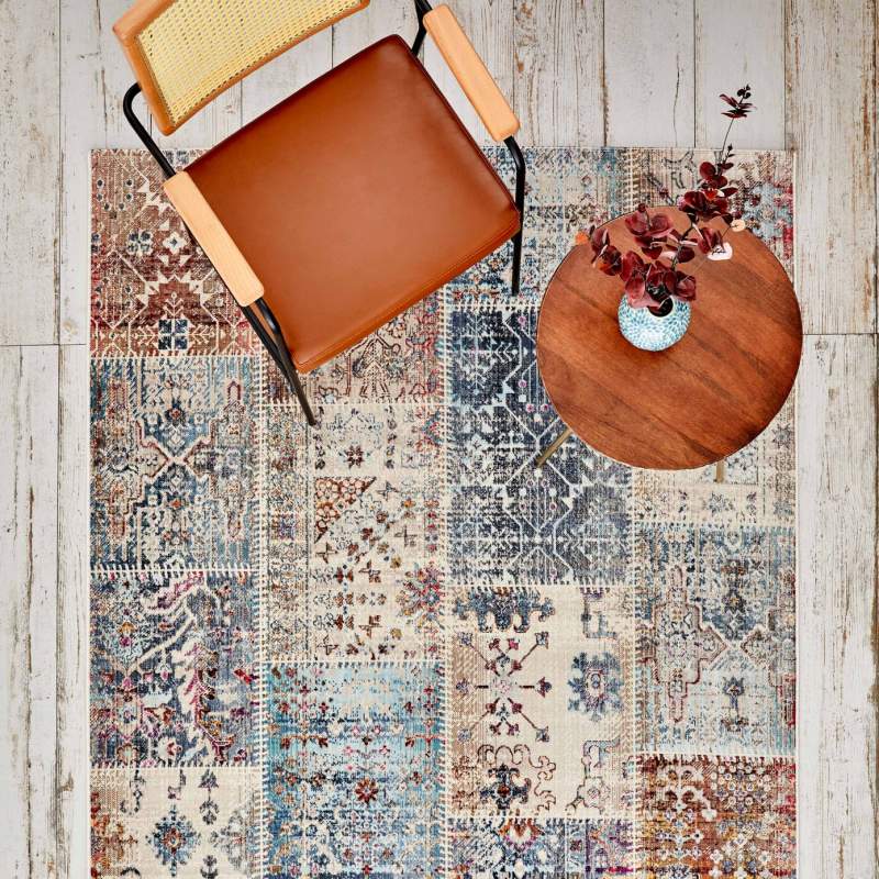 Cashmere Carpet 7/24 Multicolored Patchwork Color 120x180 cm