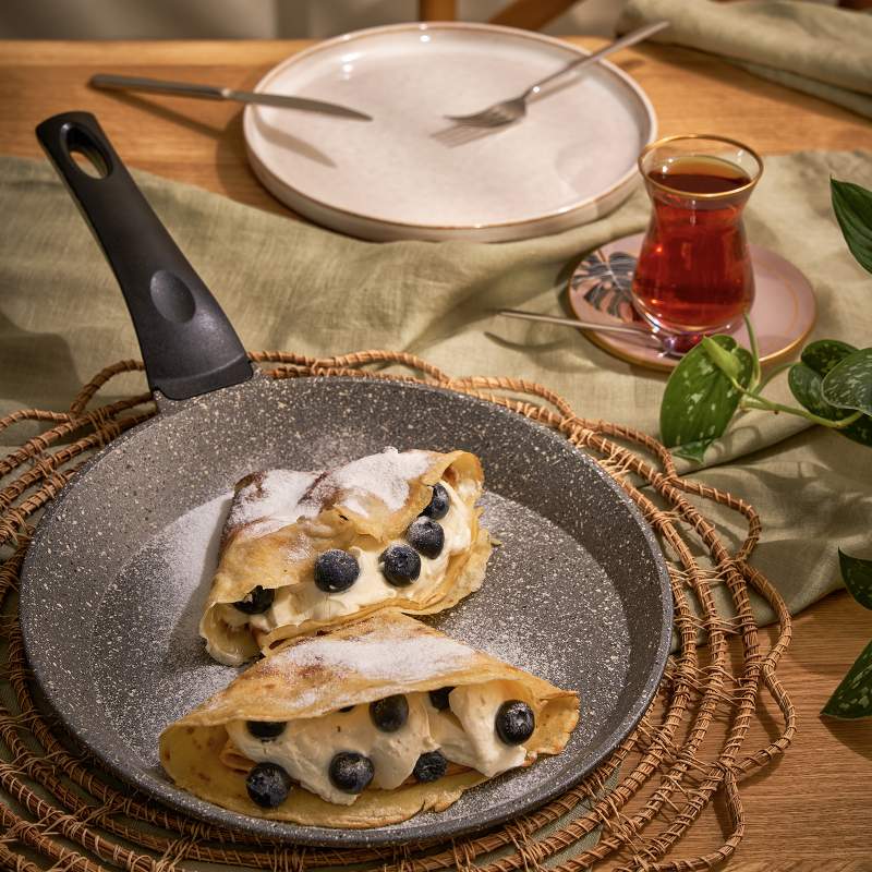 Emsan Sirius Crepe Pan Gray 26 cm