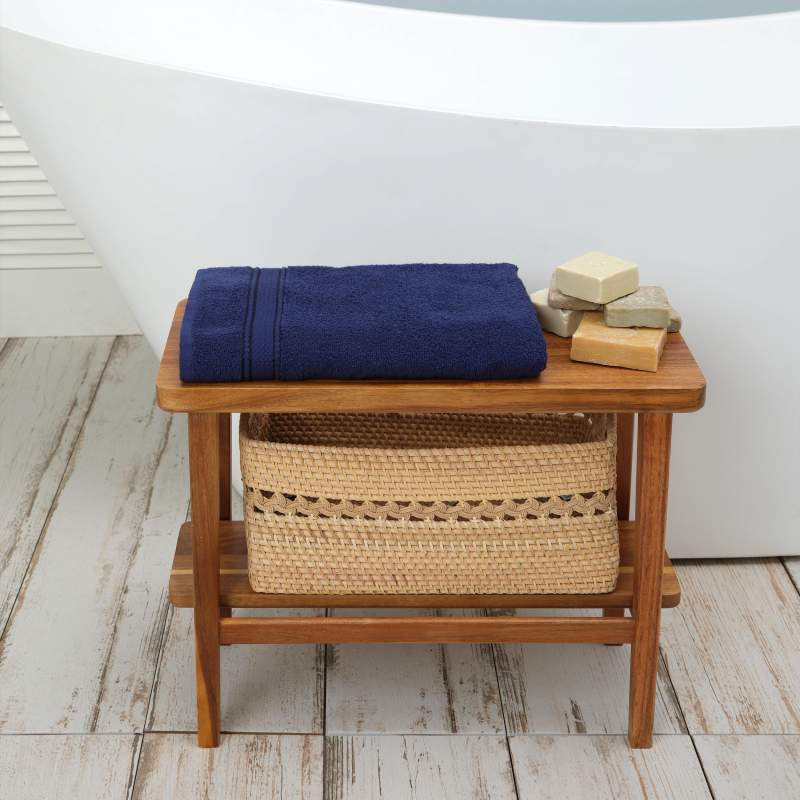 Karaca Home Daily Soft 100% Cotton Bath Towel 70x140 cm Navy Blue Karaca Home Daily Soft 100% Cotton Bath Towel 70x140 cm Navy Blue