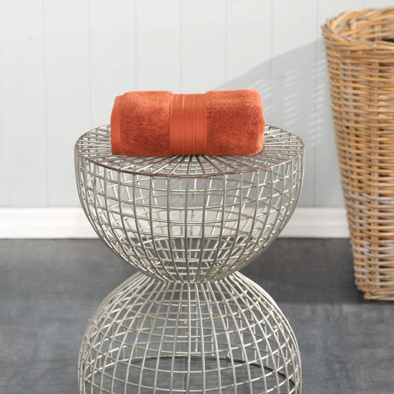 Karaca Home Aquasoft Face Towel 100% Cotton 50x90 cm Terracotta Karaca Home Aquasoft Face Towel 100% Cotton 50x90 cm Terracotta