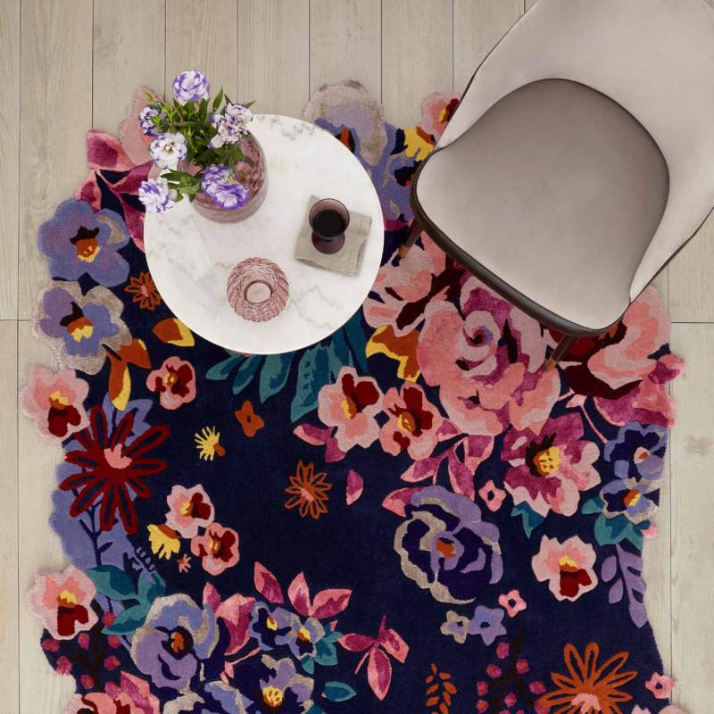 Cashmere Carpet Hanmade Garden Begonia 185x245 cm
