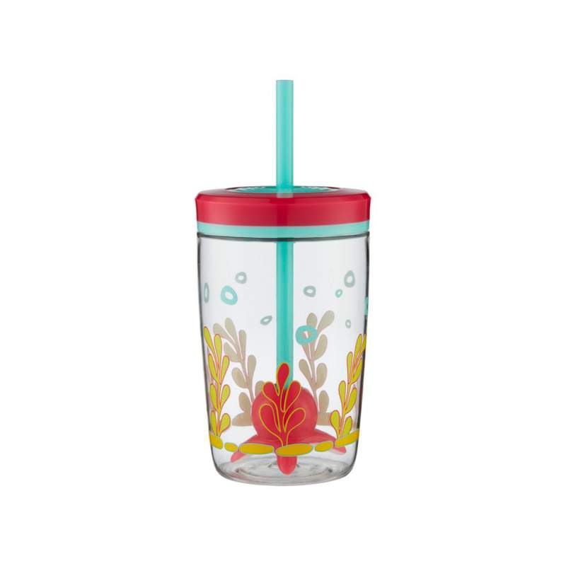 Contigo Floating Straw Tumblr Octopus Water Flask 470 ml