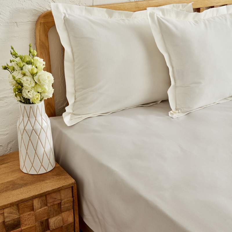 Karaca Home Flat Sheet 260x280 cm Light Gray