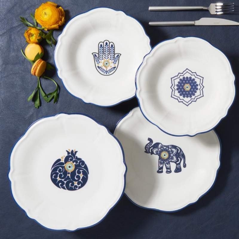 Jumbo Plentiful 12 Pieces Dinnerware Set for 4 Persons