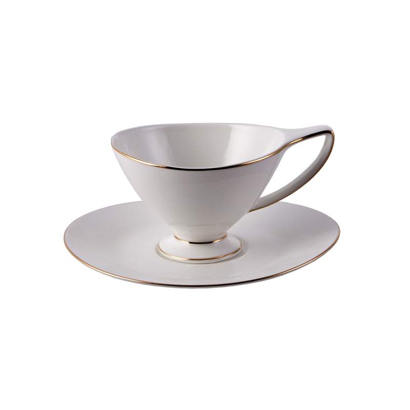 Jumbo Moon Gold 12 Piece Set of 6 Teacups for 6 Persons