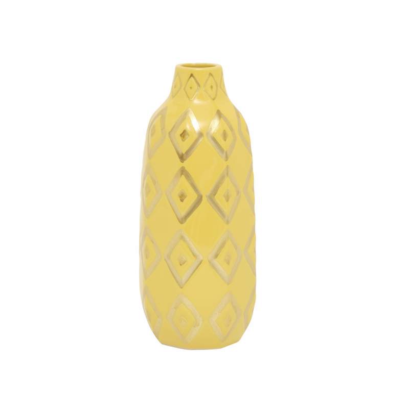 Karaca Home Joyful Yellow Vase Karaca Home Joyful Yellow Vase