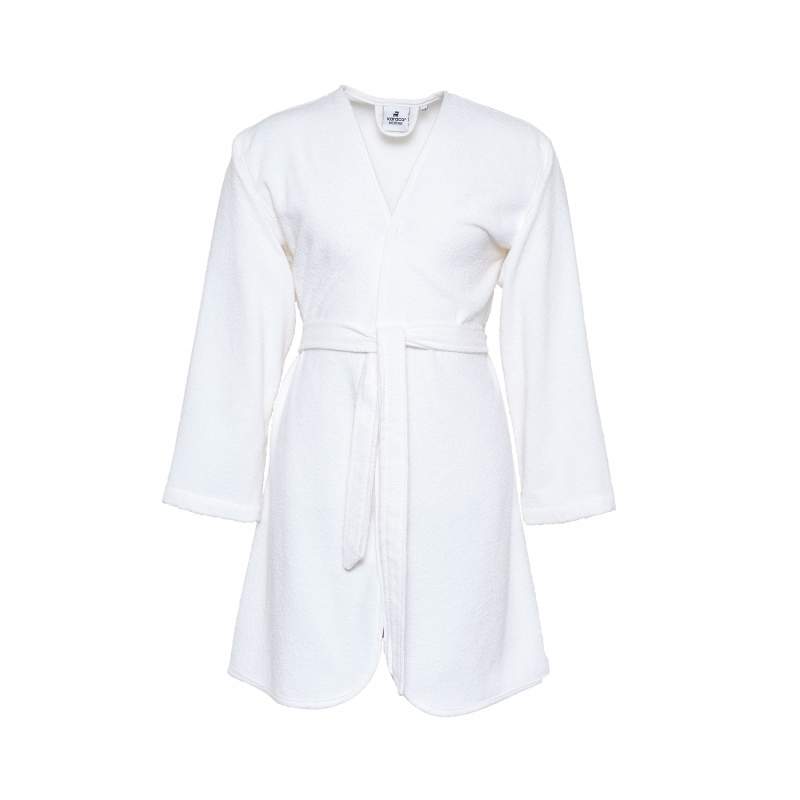 Karaca Home Paris Off White Slim Short 100% Cotton Bathrobe L/XL Karaca Home Paris Off White Slim Short 100% Cotton Bathrobe L/XL