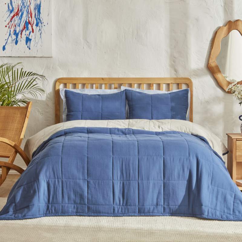 Karaca Home Barny Single Muslin Summer Comfort Indigo