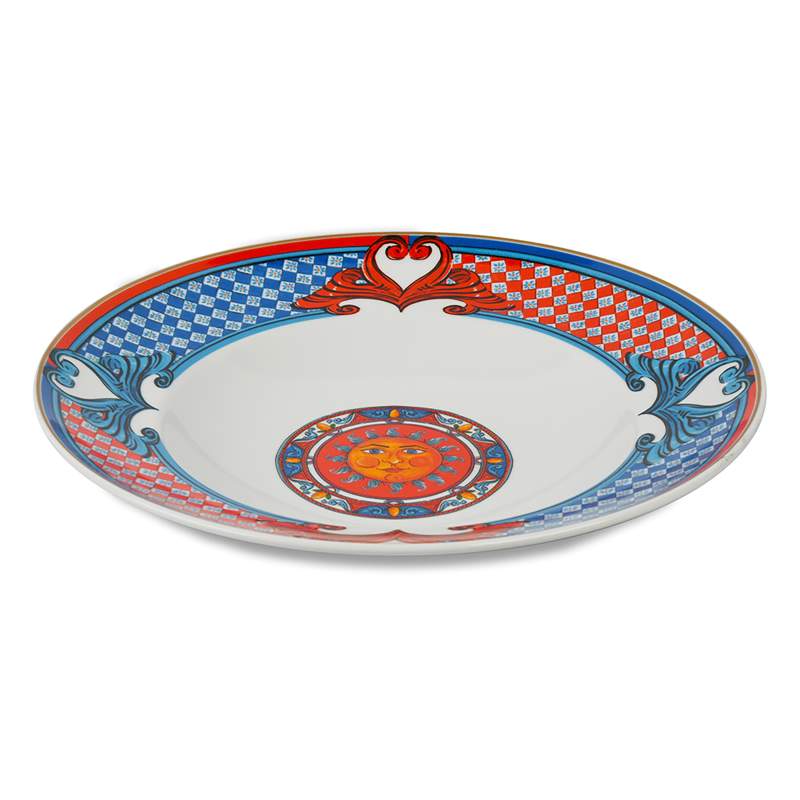 Baci Milano Sole Mio Porcelain Cake Plate 30 cm