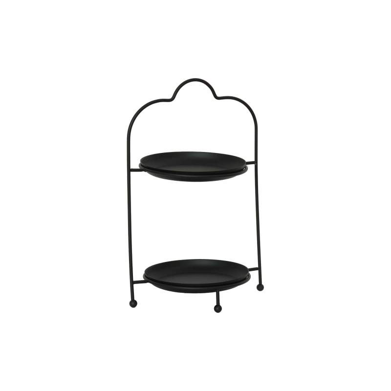 Karaca Home Colmar 2 Storey Black Service Desk Karaca Home Colmar 2 Storey Black Service Desk