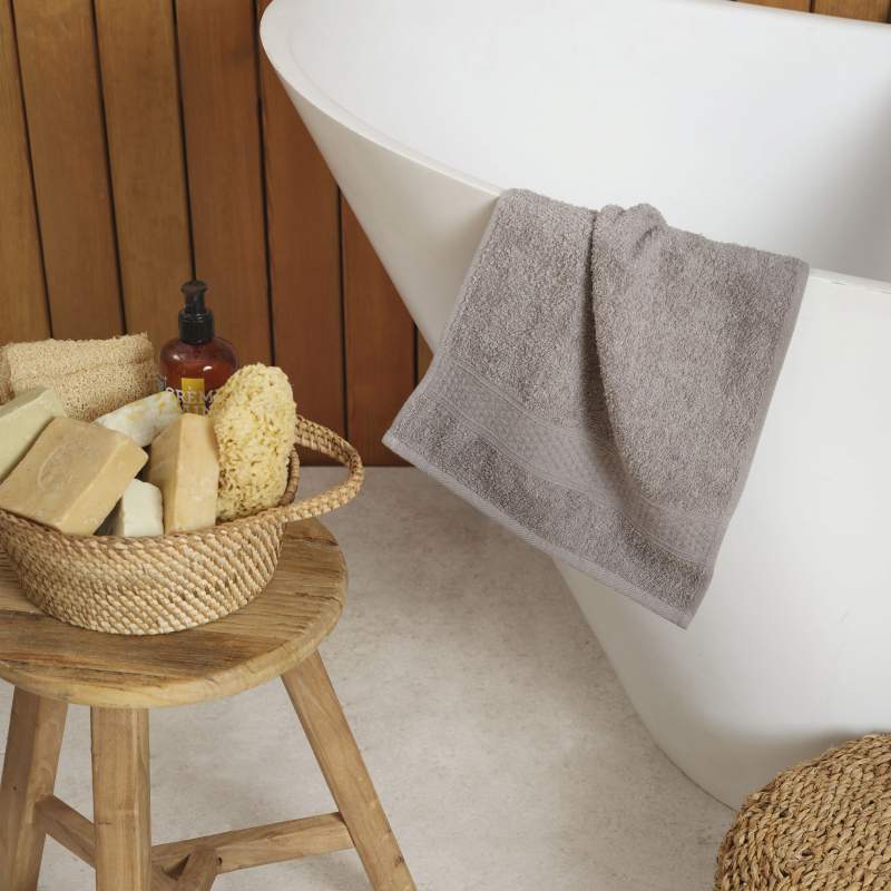 Karaca Home Dielle Gray Recycle Towel 30 cm x 50 cm Karaca Home Dielle Gray Recycle Towel 30 cm x 50 cm