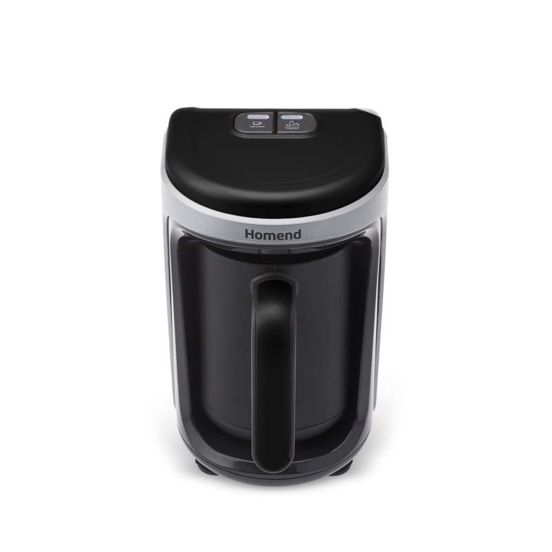 Homend Pottoman Milk In 1881H Turkish Coffee Machine Black Silver