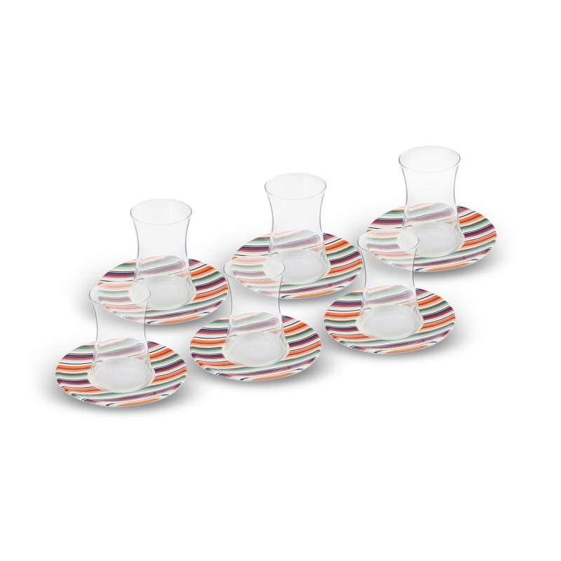 Karaca Bailando 12 Pieces 6 Person Tea Set
