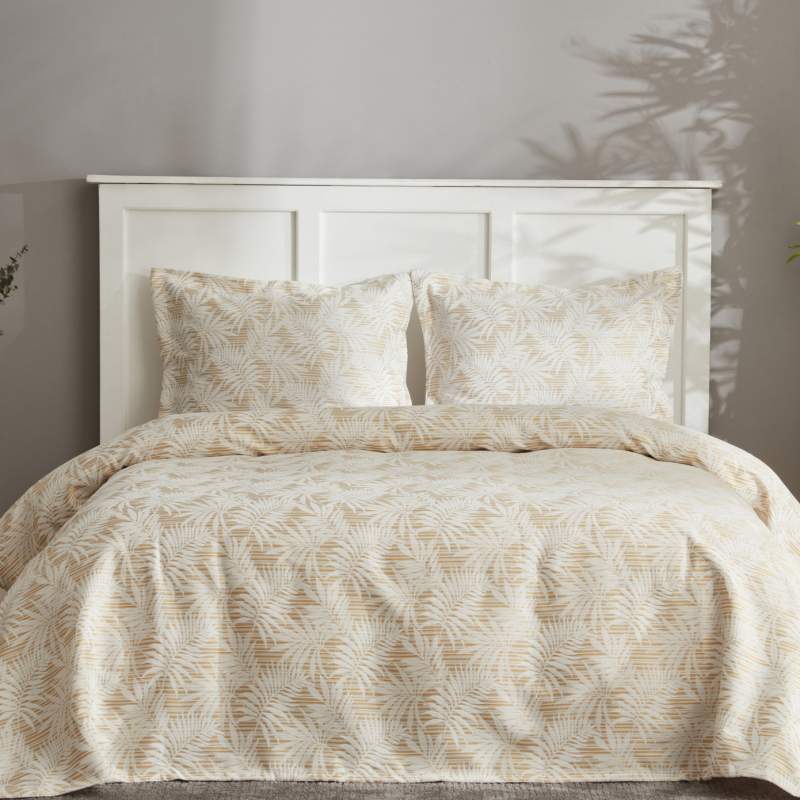 Karaca Home Plant Single Bedspread Yellow