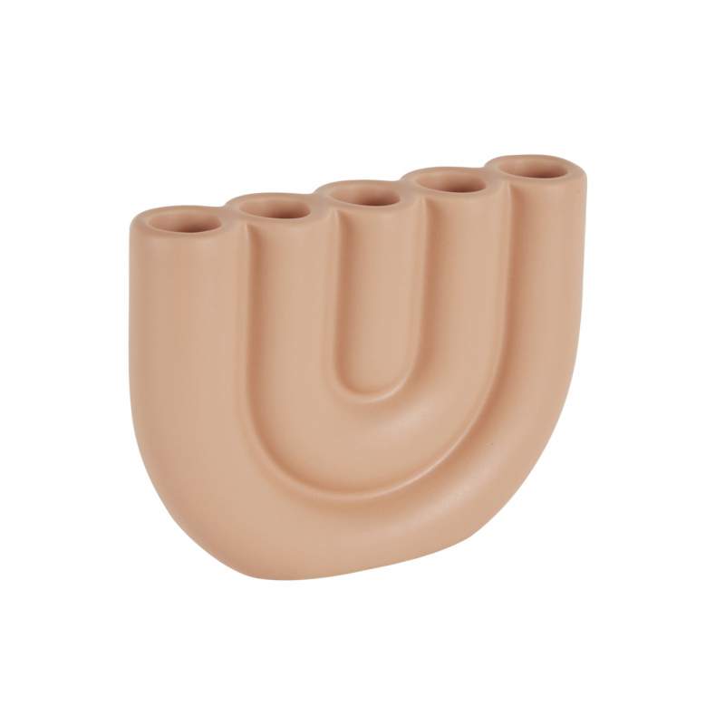 Karaca Home Martina Decorative 4 Piece Candlestick Salmon