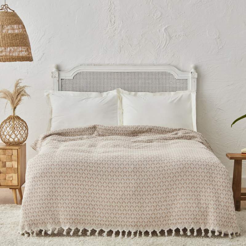 Karaca Home Cordoba Double Pique 200x230 cm Beige