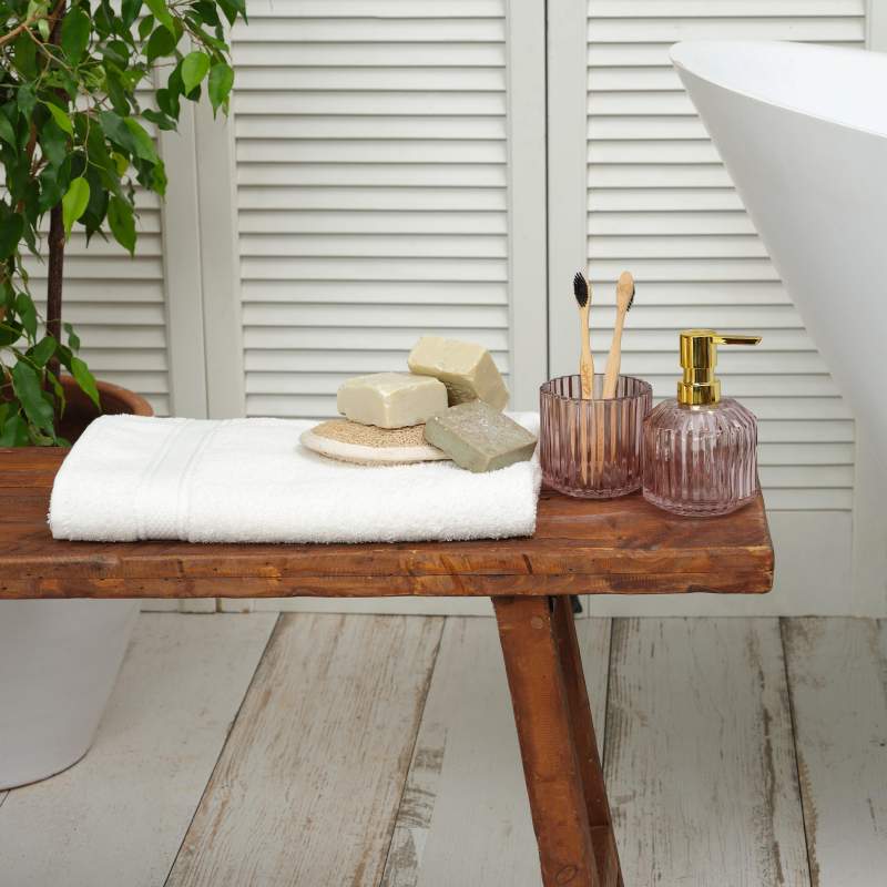 Karaca Home Daily Soft 100% Cotton Towel 70x140 cm Off White Karaca Home Daily Soft 100% Cotton Towel 70x140 cm Off White