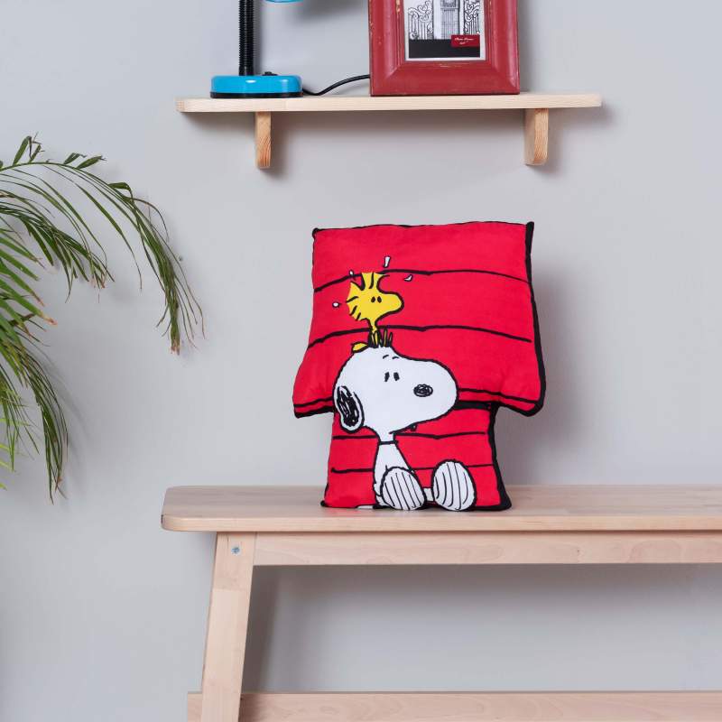 Peanuts by Karaca Home 3D Cushion Red