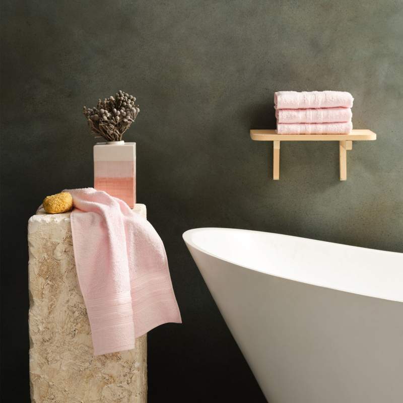 Karaca Home Road Powder Set of 4 Towels 50x90 cm