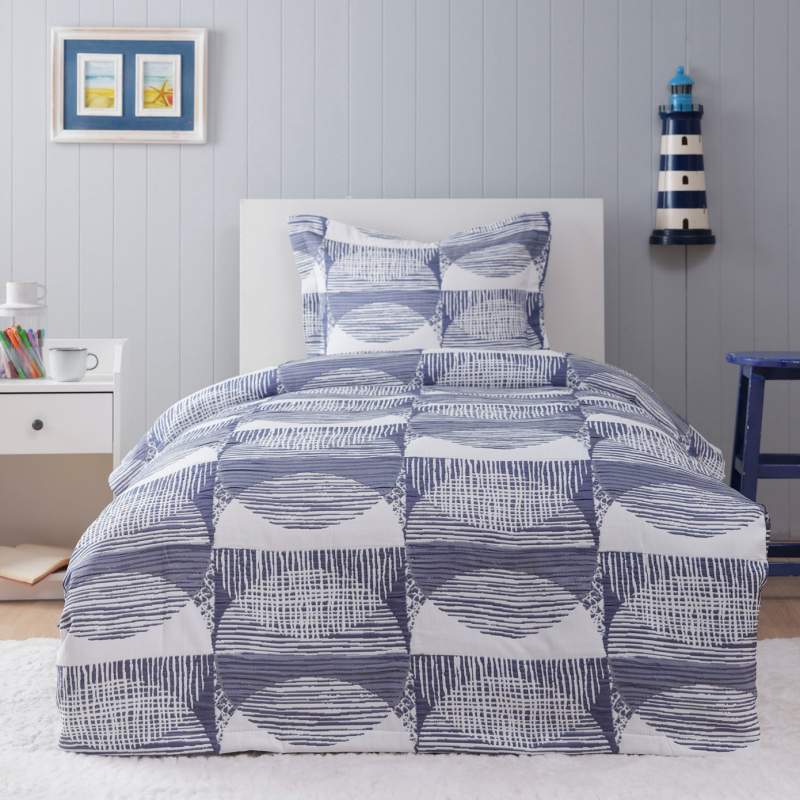 Karaca Home Young Norah Indigo Single Bedspread