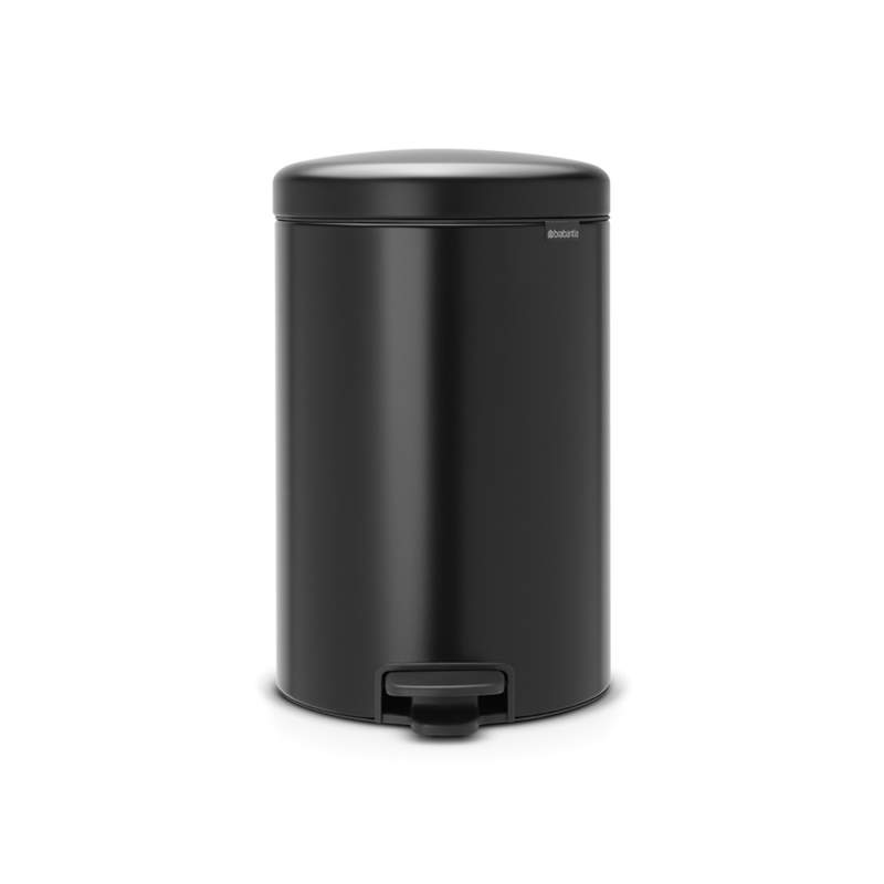 Brabantia 001-01- Newicon Matt Black Pedal Trash 5L