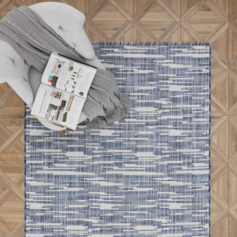 Cashmere Carpet Doğasever Recycled Cotton Carpets Night 200x290 cm