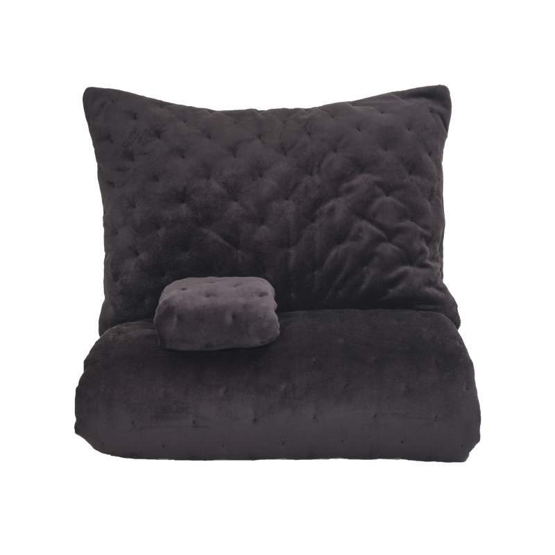 Karaca Home Tiana Chester Black Double Bedspread Karaca Home Tiana Chester Black Double Bedspread