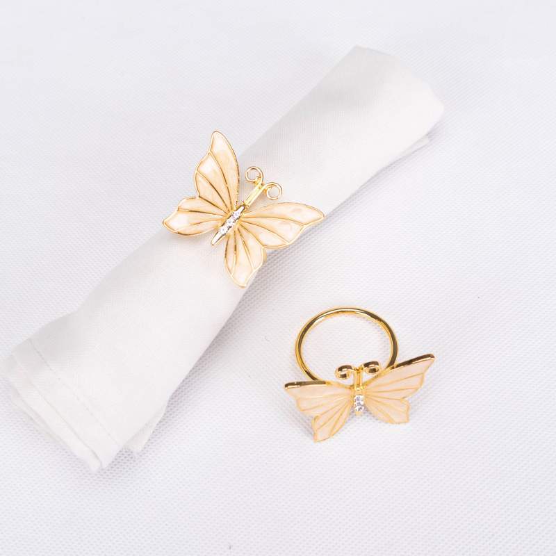Karaca Home Butterfly 2 Piece Napkin Ring Karaca Home Butterfly 2 Piece Napkin Ring
