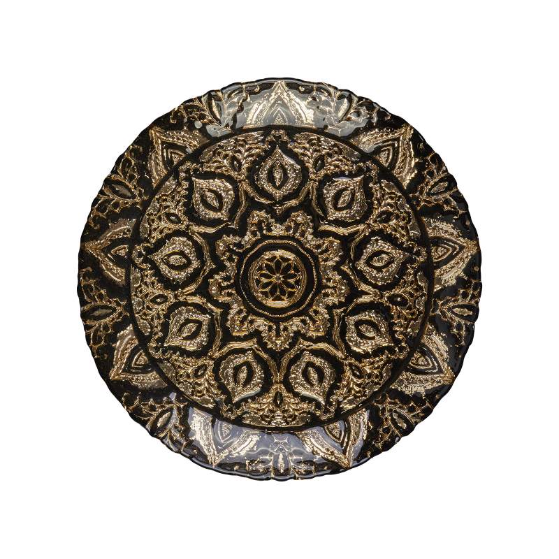 Karaca Anais Decorative Tray 40 cm Black