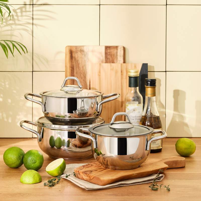Emsan Rumeli 8 Piece Cookware Set