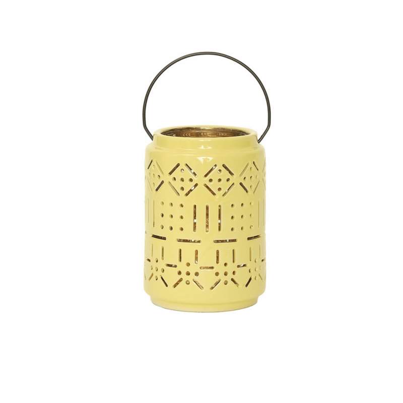 Karaca Home Joyful Lantern Yellow 16 cm Karaca Home Joyful Lantern Yellow 16 cm