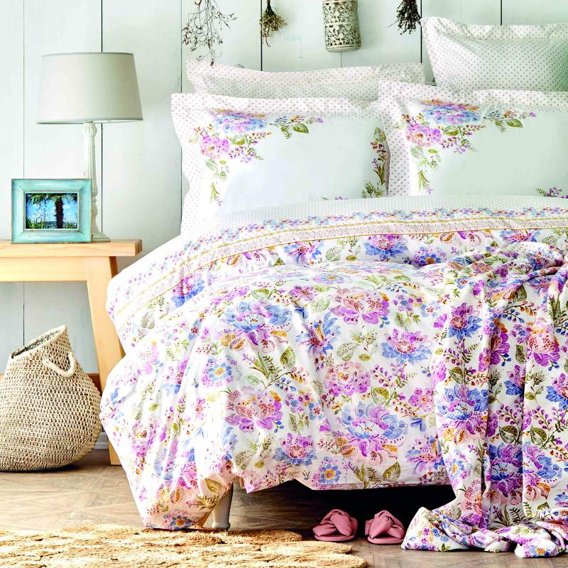 Karaca Home Camden Pink Double Duvet Cover Set Karaca Home Camden Pink Double Duvet Cover Set