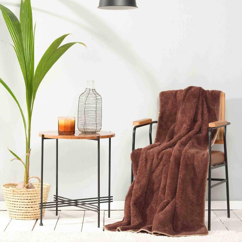 Karaca Home Faye Coffee Tv Blanket 115x160 cm