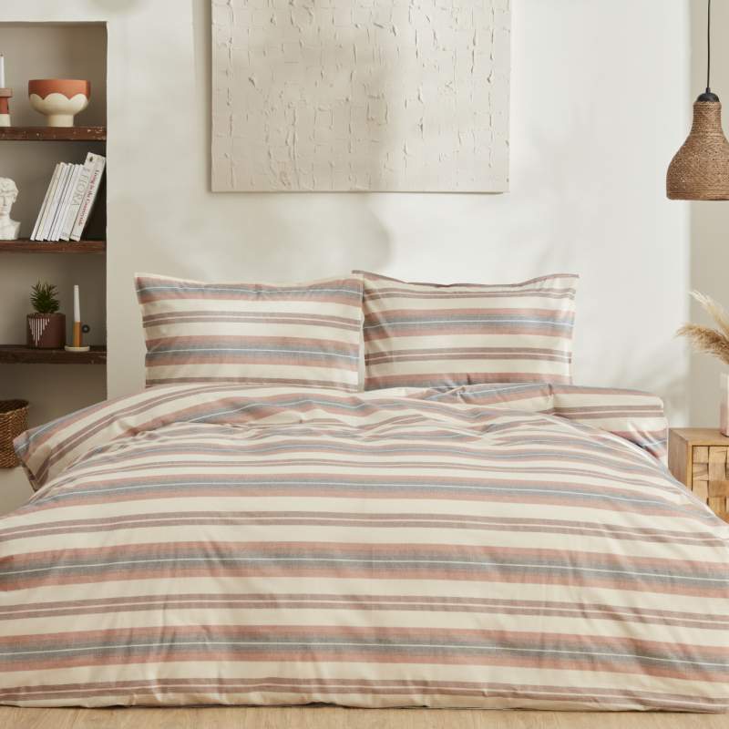 Karaca Home Tahara Single Duvet Cover Set Terracota