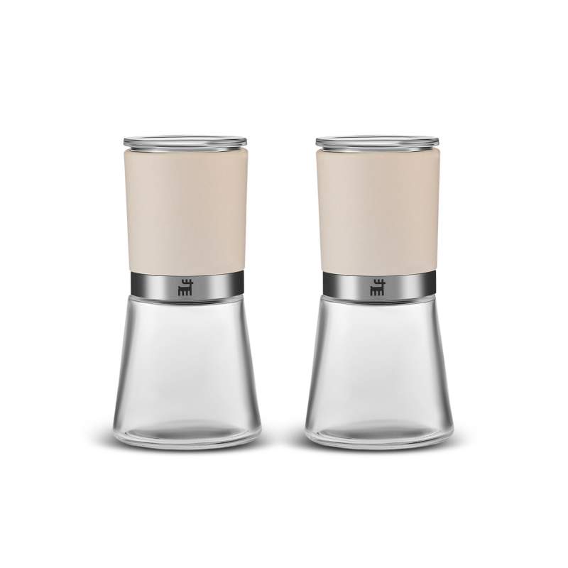 Karaca Afra White Glass 2 Spice Mill 13 cm