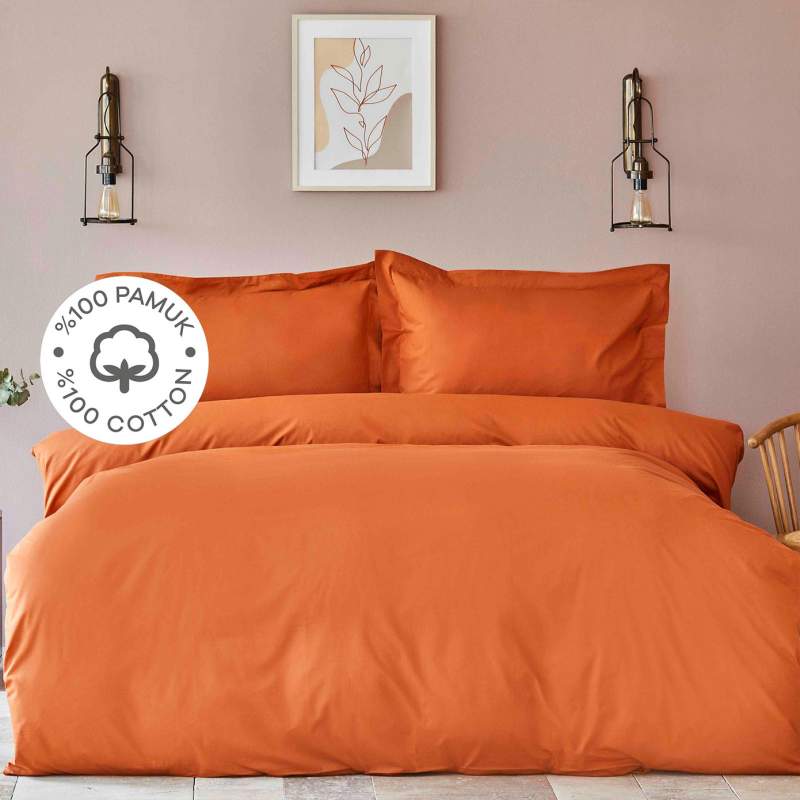 Karaca Home Back To Basic Tile 100% Cotton Single Duvet Cover Set Karaca Home Back To Basic Tile 100% Cotton Single Duvet Cover Set