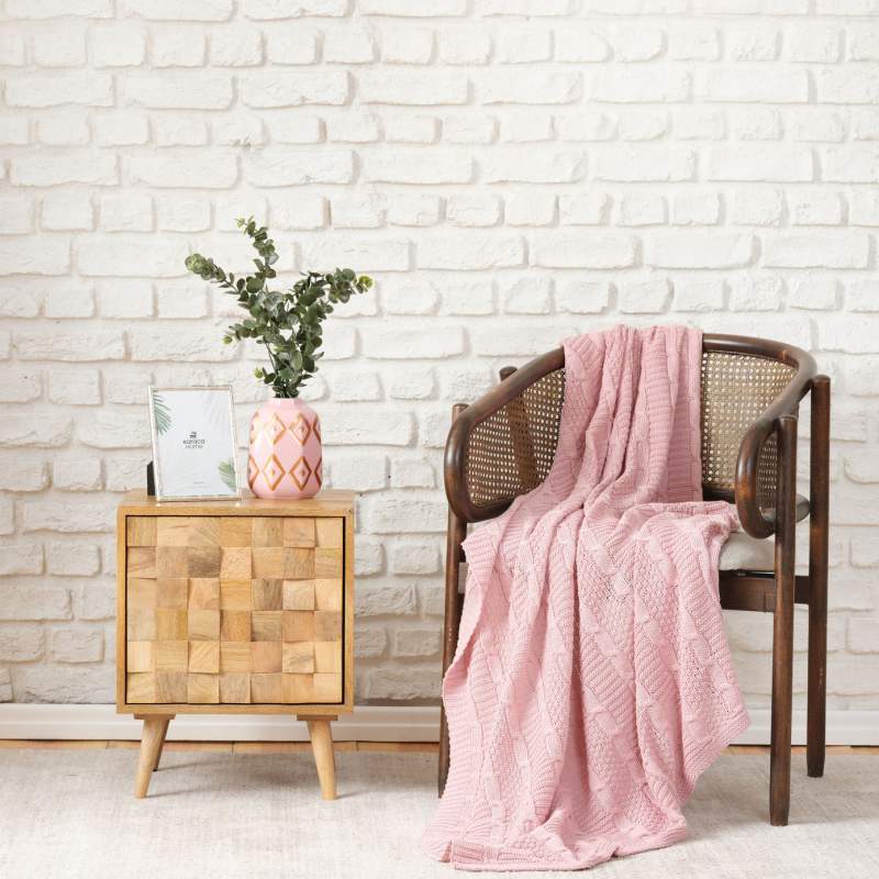 Karaca Home Dio Dried Rose Tv Blanket 130x170 cm