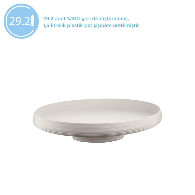 Guzzini Tierra Fruit Plate Milk White