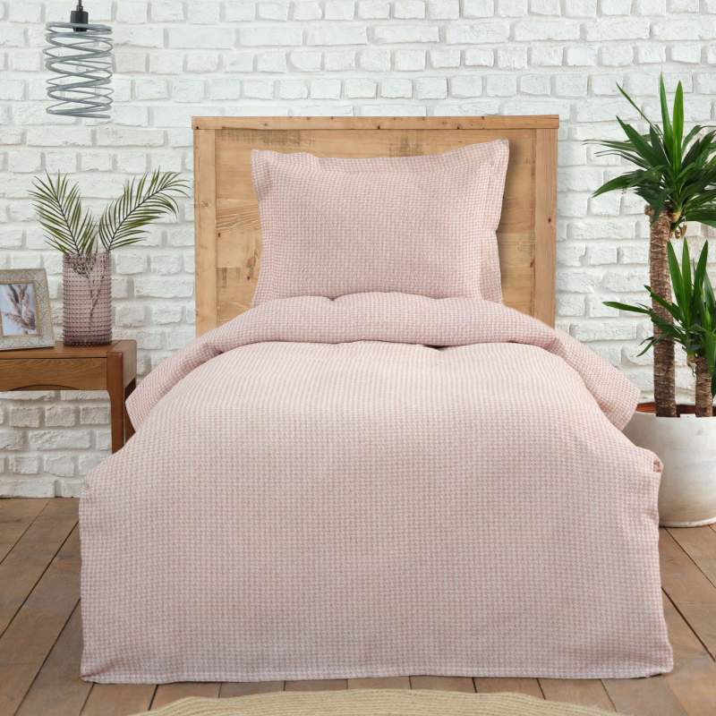 Karaca Home Vera Powder Single Bedspread Set Karaca Home Vera Powder Single Bedspread Set