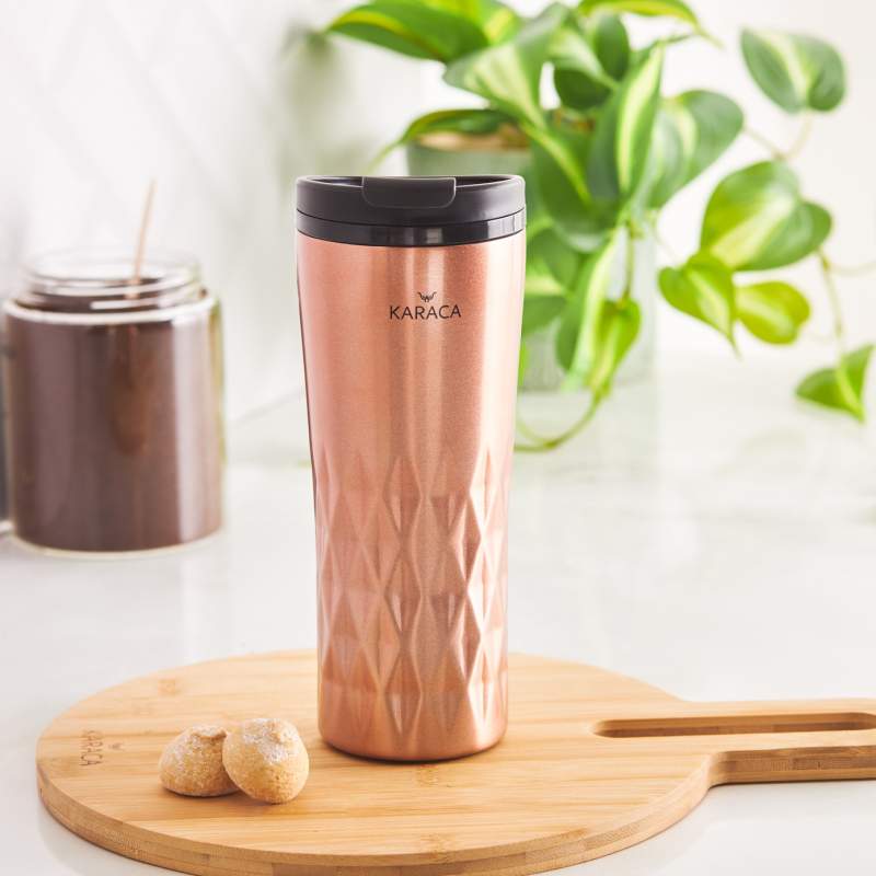 Karaca Diamond Rosegold Hand Thermos
