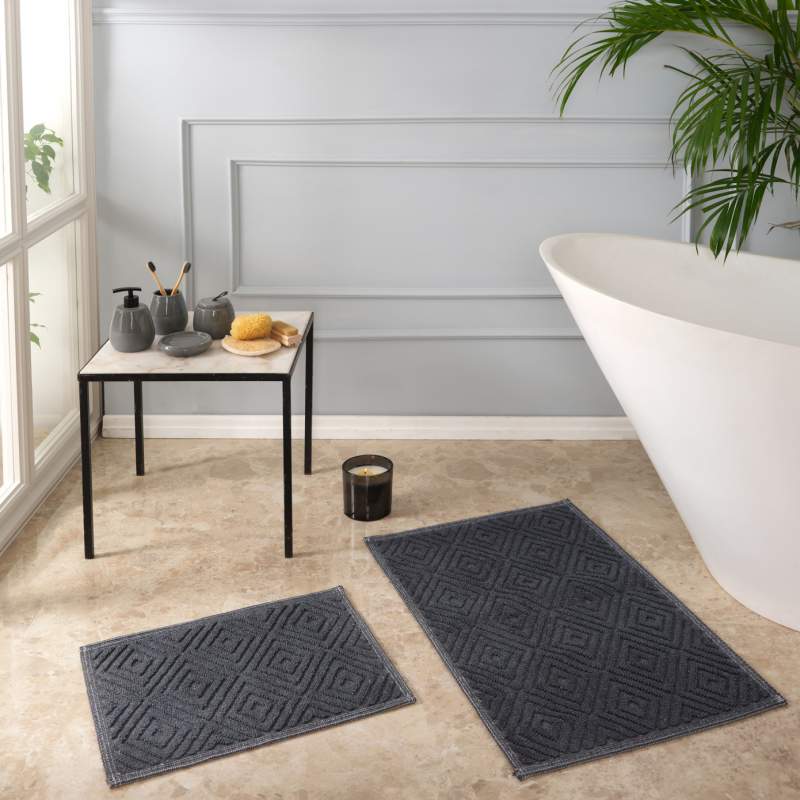 Karaca Home Kelly Esta Anthracite Mop Set Karaca Home Kelly Esta Anthracite Mop Set