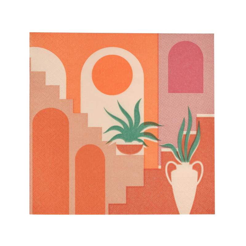 Karaca Home Vintage 20 Pieces Paper Napkin 33x33 cm Karaca Home Vintage 20 Pieces Paper Napkin 33x33 cm