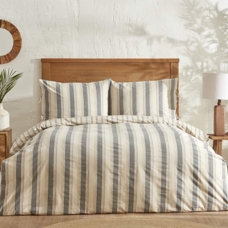 Karaca Home Natural Line Jerardo Armur Double Duvet Cover Set Indigo