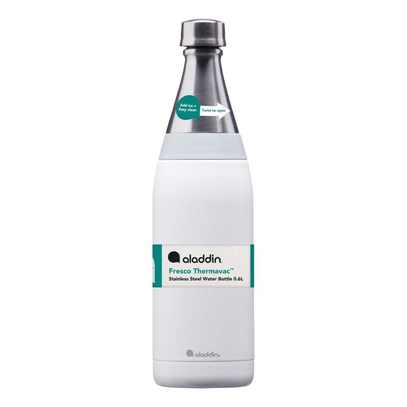 Aladdin Fresco S.Steel Water B. Snowflake White 0.6 Liter