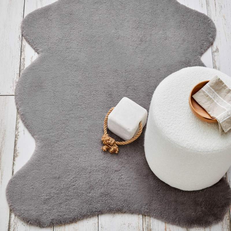 Cashmere Carpet 7/24 Cozy Dark Gray 100x140 cm