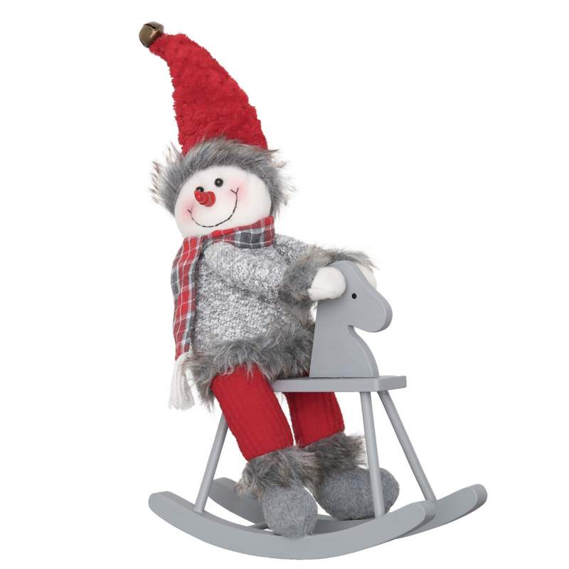 Karaca Home Snowman Decorative Object Red Karaca Home Snowman Decorative Object Red
