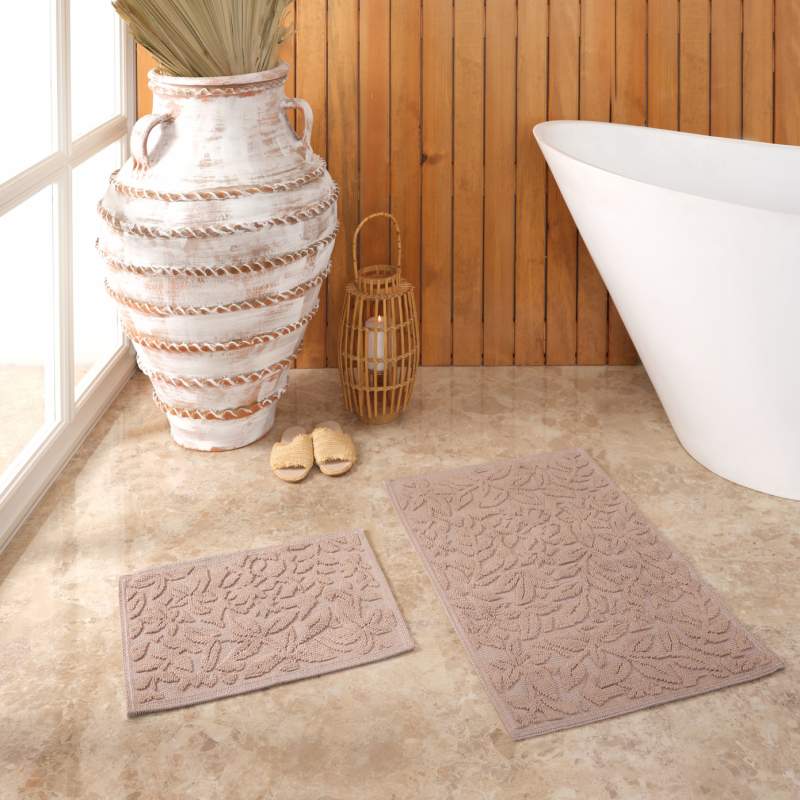 Karaca Home Kelly Flower Beige Mop Set Karaca Home Kelly Flower Beige Mop Set