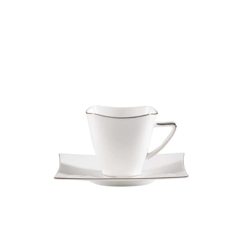 Jumbo Wind Platin 12 Pcs Set of 6 Coffee Cups